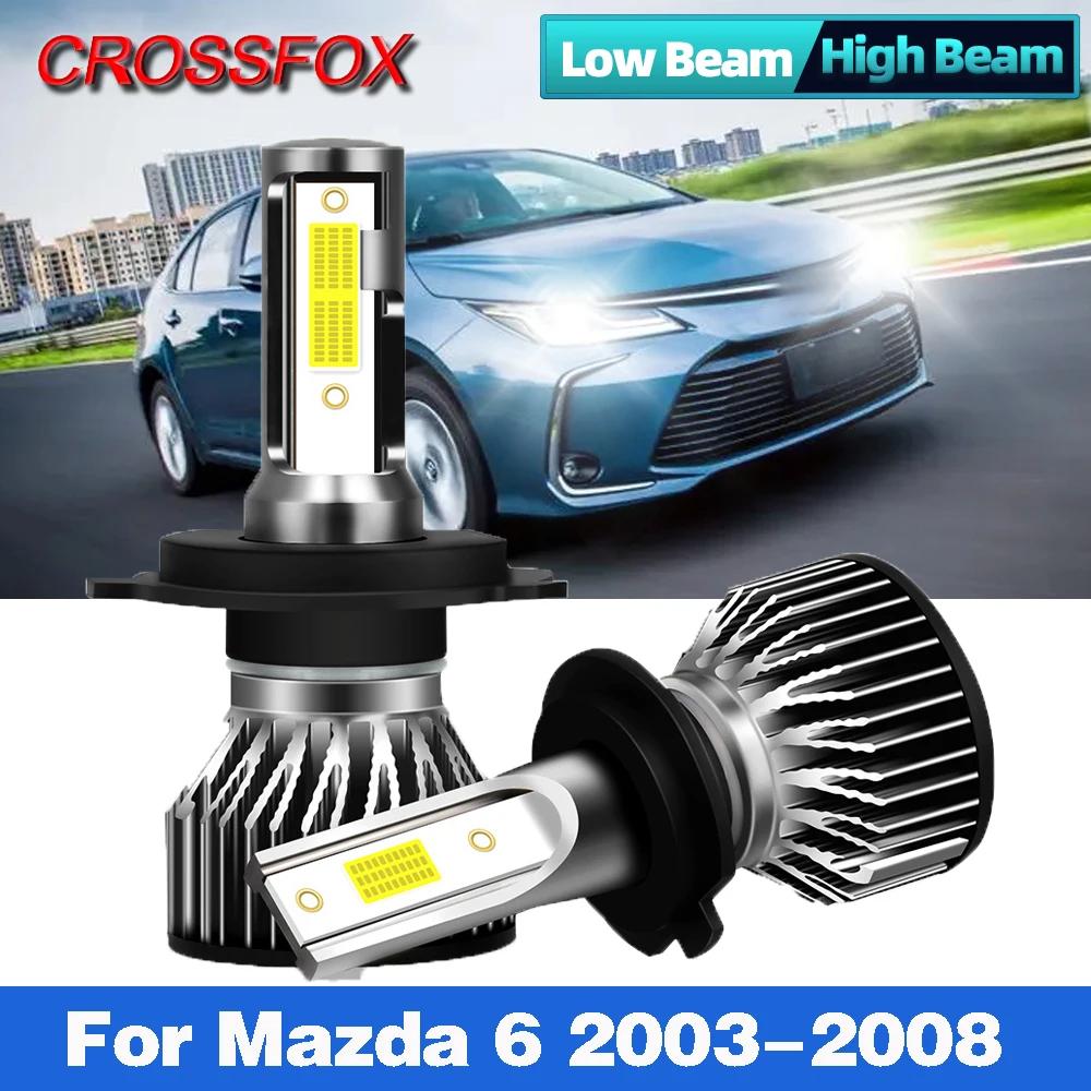 H1 Canbus ڵ Led  Ʈ  6000K 90W Turbo 12V 12000LM CSP Ĩ ڵ   For Mazda 6 2003 2004 2005 2006 2007